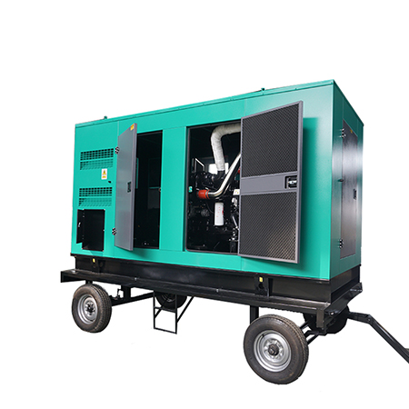 4輪移動低噪音箱柴油發(fā)電機(jī)組